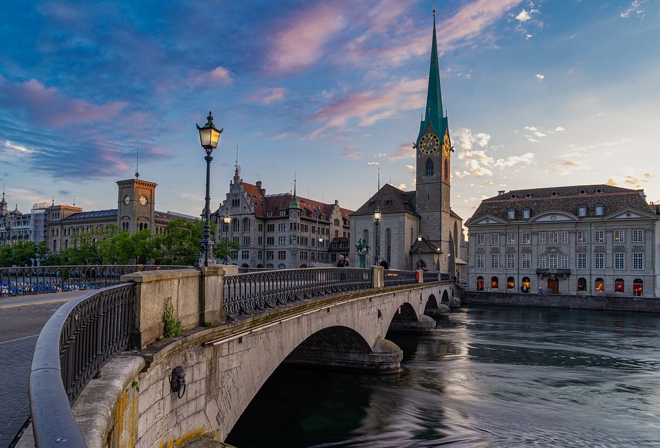 Zürich, Sveits. Foto: Pixabay