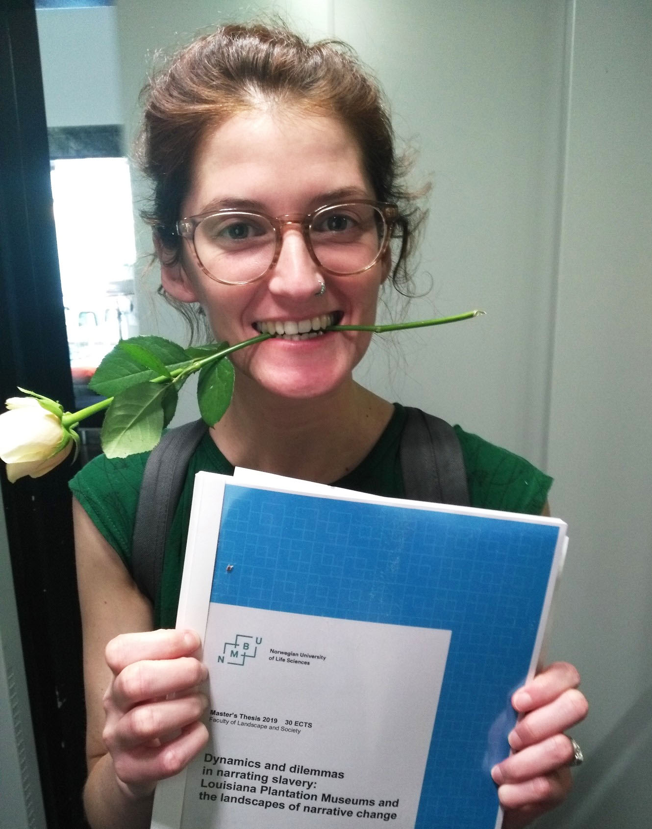 Handing in my thesis!