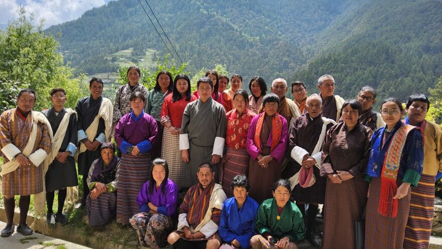 An Interactive Session with the Farmers of Samar Gewog, Haa Dzongkhag as a part of Study on Seed System in Bhutan