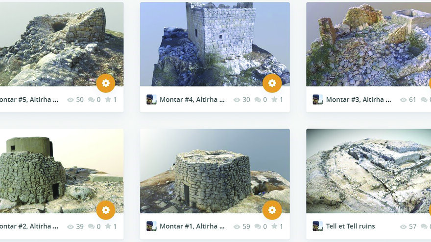 Selected projects from the 3D documentation which aims to produce a 3D digital library for historical sites