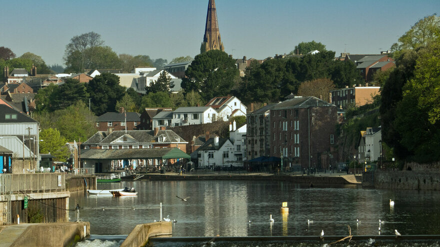 The Quay on the River Exe at Exeter