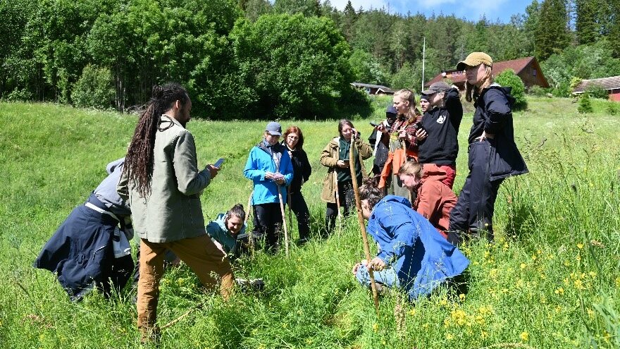 Excursion in the student led course Traditional Ecological Knowledge