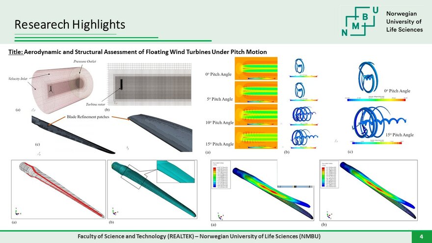 Aerodynamic and Structural Assessment of Floating Wind Turbines Under Pitch Motion