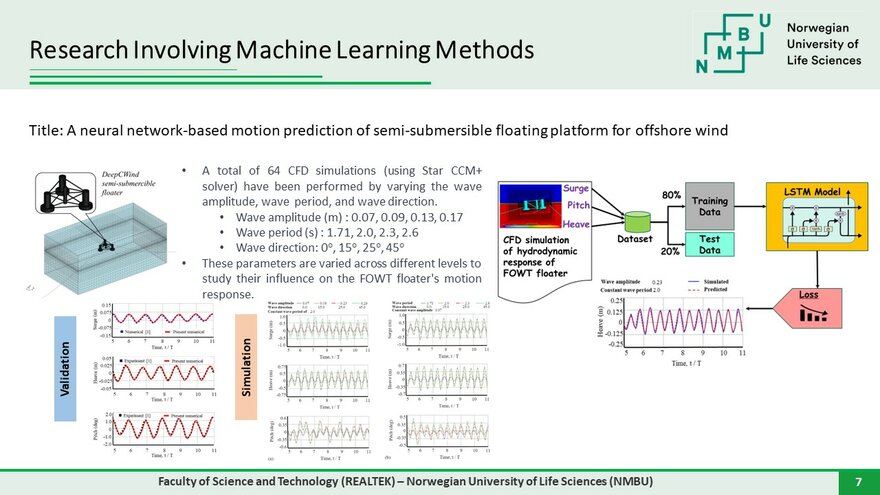 A neural network-based motion prediction of semi-submersible floating platform for offshore wind