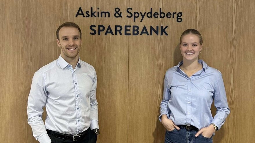 Ida Tveite sammen med mentor Andreas Jakobsons