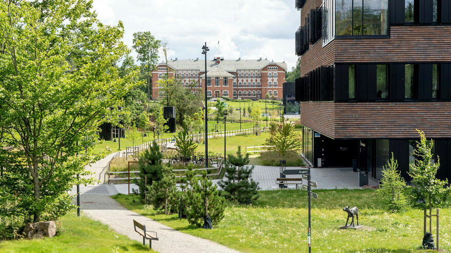 De nye veterinærbygningene på NMBU august 2021