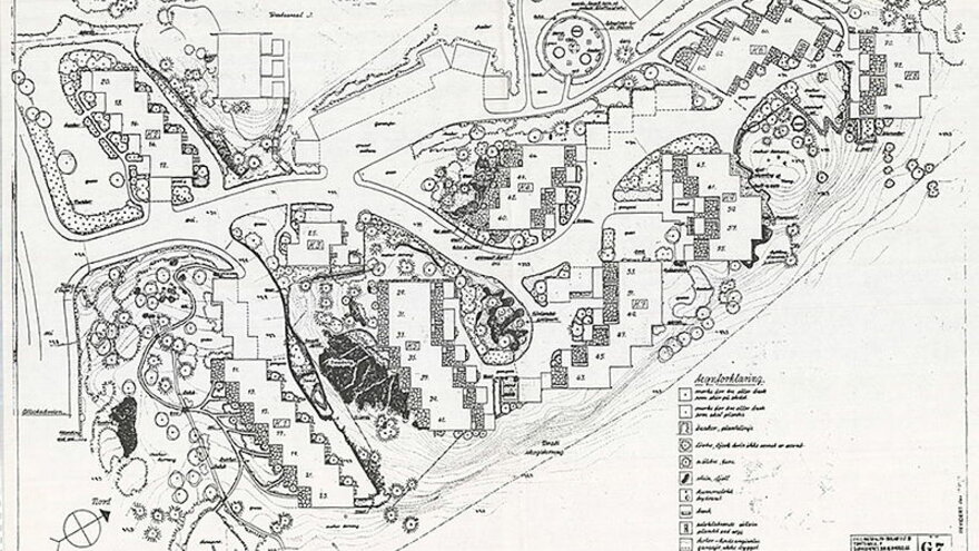 Planskisse for Sjømennenes Boligbyggelag 1968-76