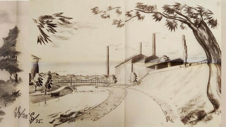 Arbeider av Eyvind Strøm (1899-1988)