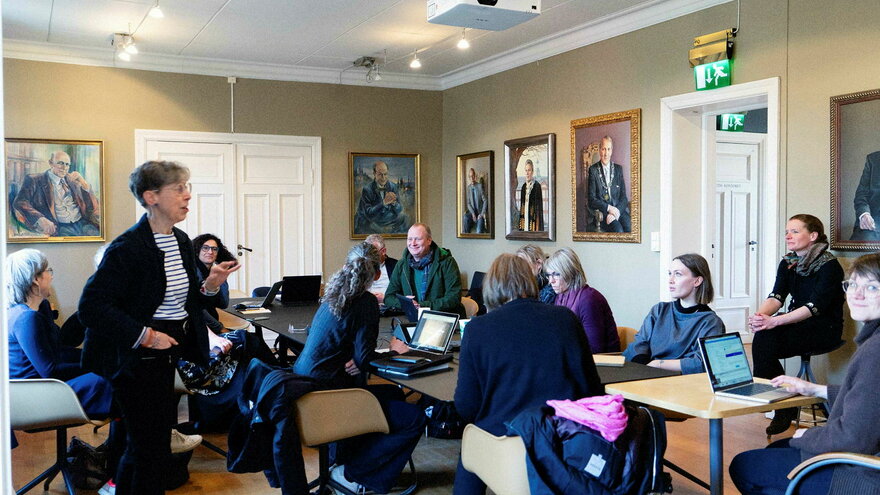 Participants at the Women in Scandinavian landscape architecture workshop in 2022 at Campus Ås.