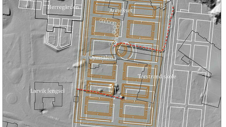 Masterstudenter i landskapsarkitektur på historisk skattejakt