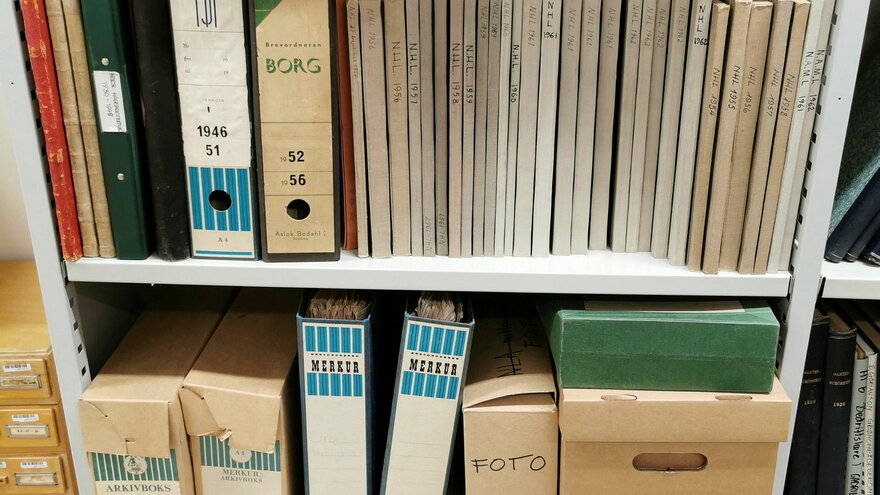 Some of the meeting minutes from Norsk Hagearkitektlag (NHL), now the Norwegian Association of Landscape Architects (NLA), stored in the Historical Archive of Norwegian Landscape Architecture