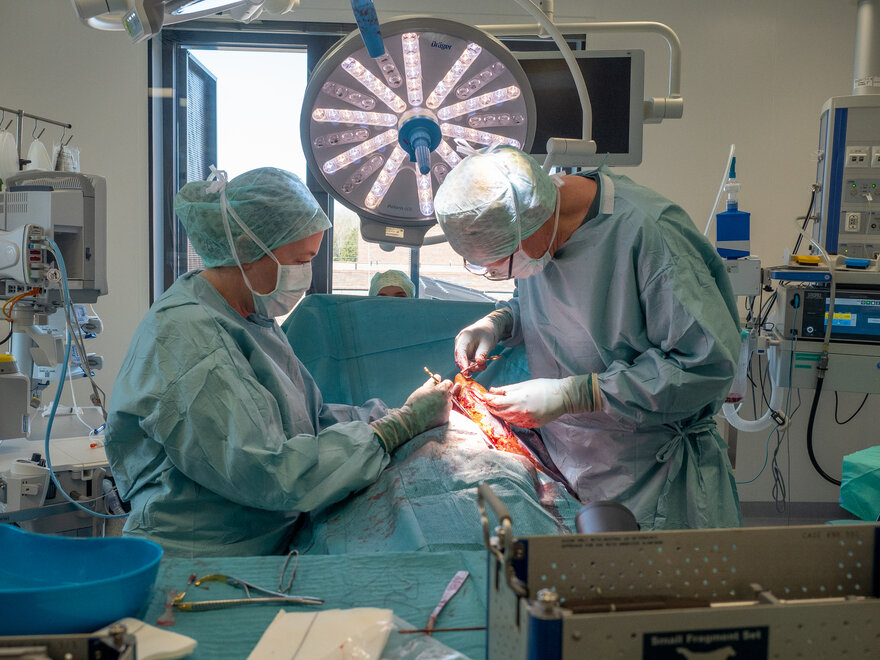 Kirurger i operasjonssalen