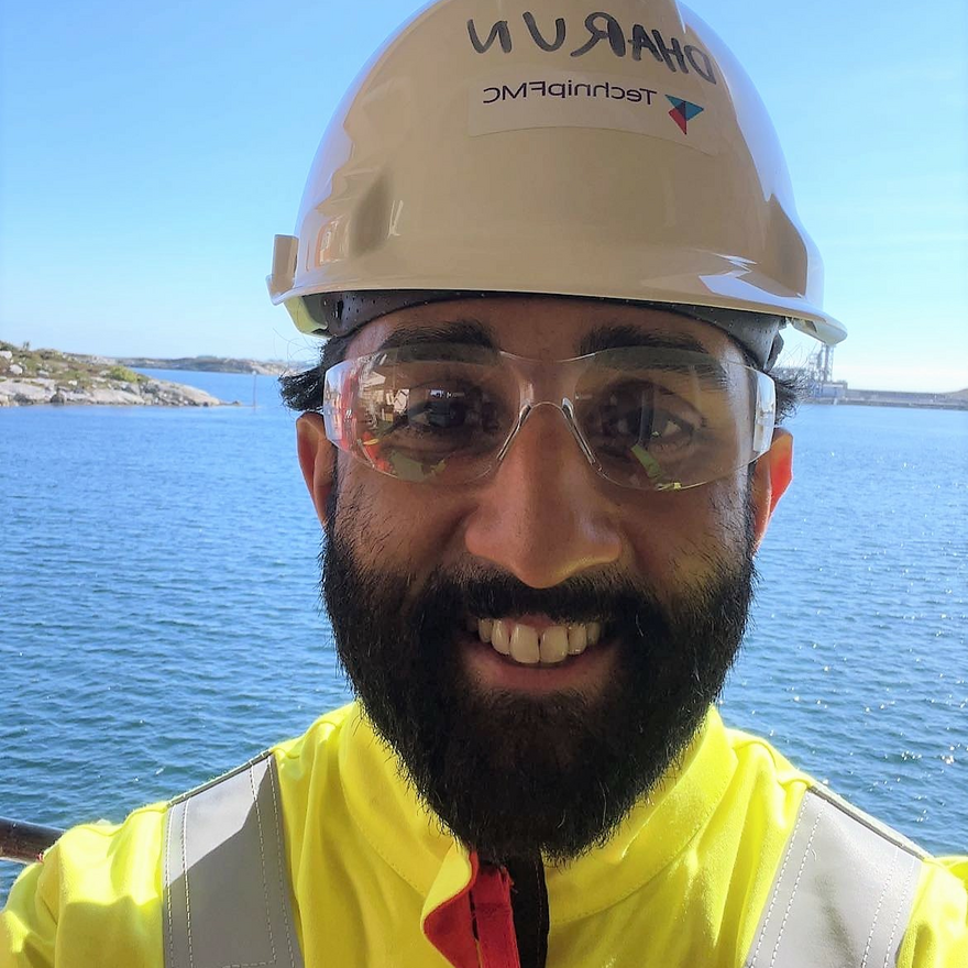 Portrett av sivilingeniør Dharun Sehjpal