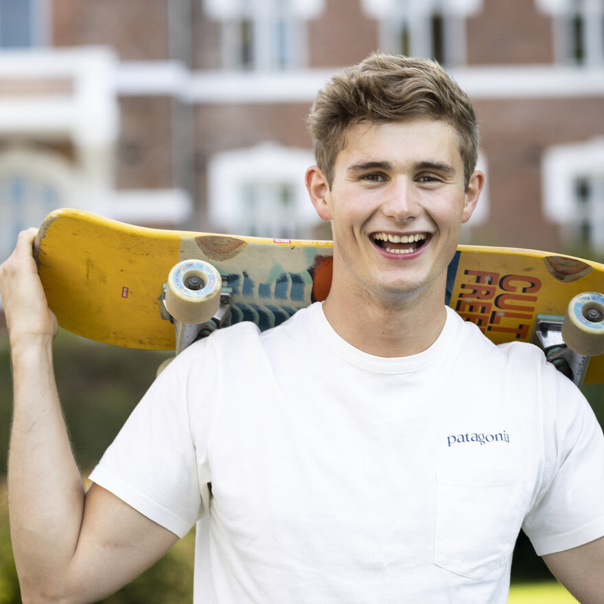 Portrett av studentambassadør, Simen Odenrud