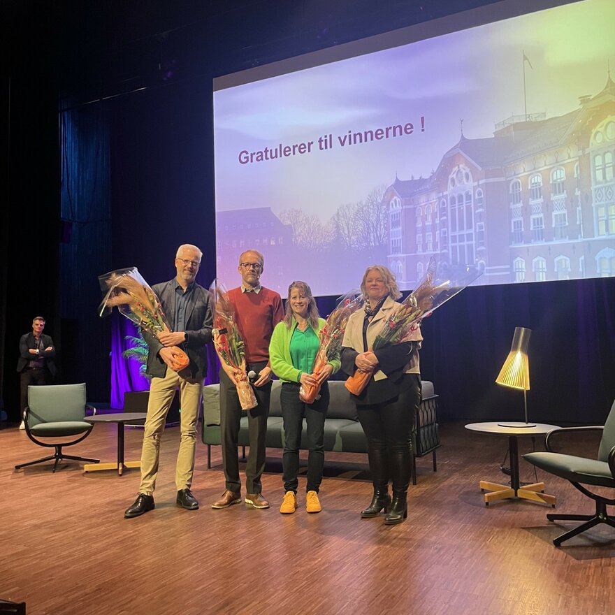 Mottakere av SKAPE midler på VEKST konferansen 