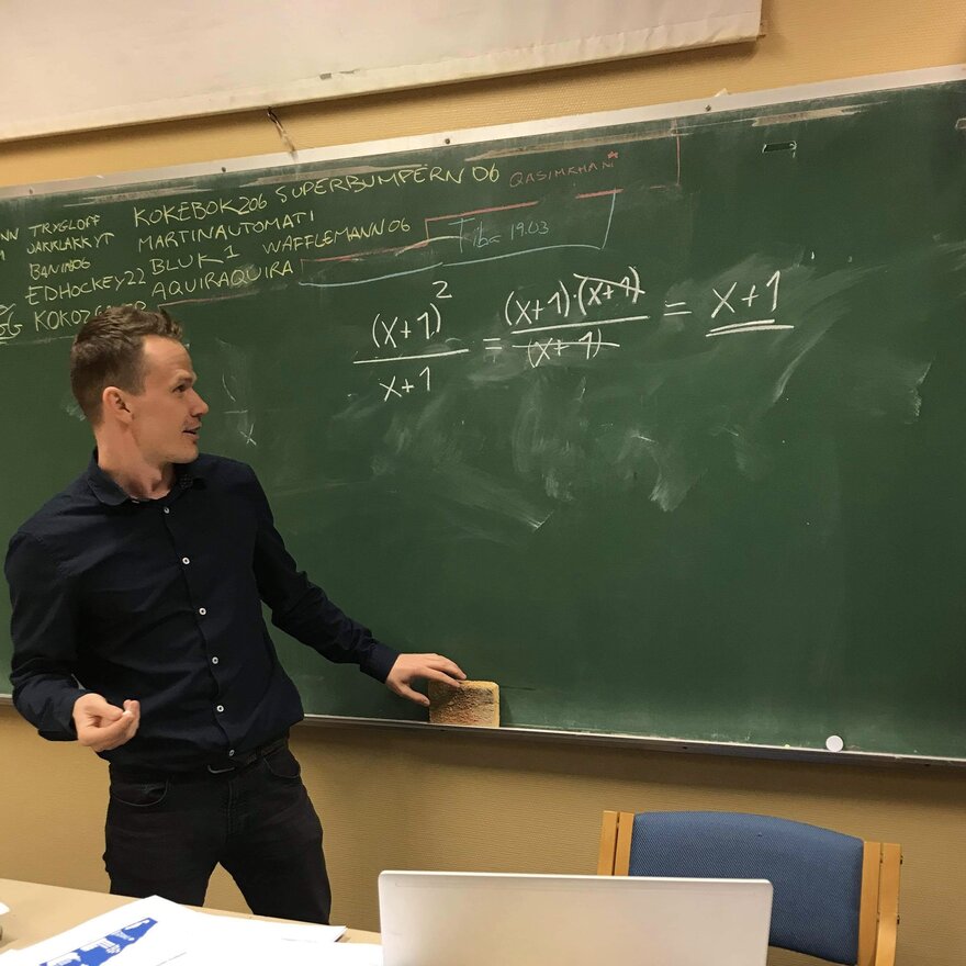 Anders Halvorsen på jobb