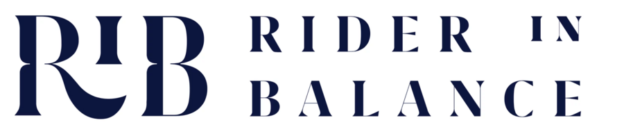 Rider in balance logo