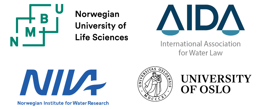 Logos for all four hosts: NMBU, AIDA, NIVA and UiO