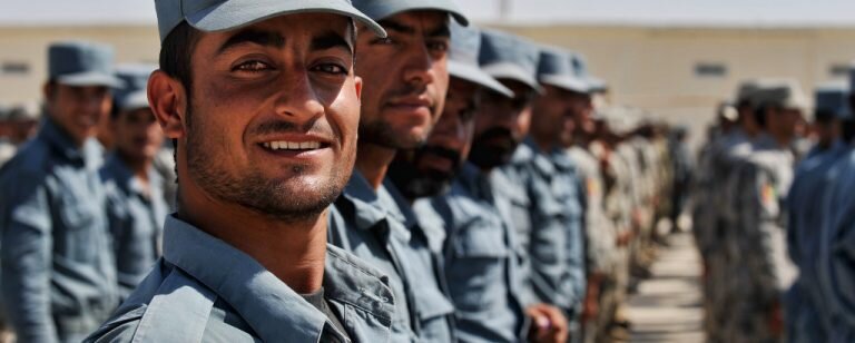 Afghan national police.