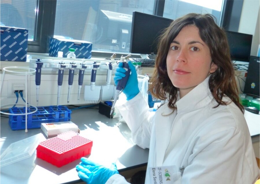 Elena Maria Santidrian Yebra-Pimentel har forsket på utvikling av nye genomiske transkriptomiske verktøy for å bedre produksjonen av settefisk for stør. 