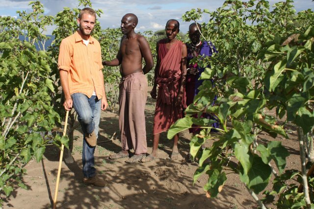 Lars Kåre Grimsby, PhD (Noragric) on field work in a collaboration project in Tanzania.
