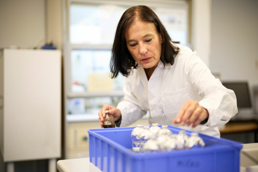 På laboratoriet til Åsa Frostegård har hun milliarder av «husdyr», altså bakterier, som kan spise lystgass. 