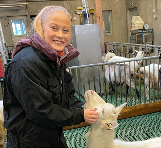 Silje-Helene Bjørnø Rummelhoff (20) er veterinærstudent på NMBU.