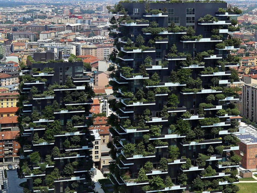 Stefano Boeri Architetti har kombinert arkitektur og design med grønne planter. Resultatet er disse bygningene i Milano.