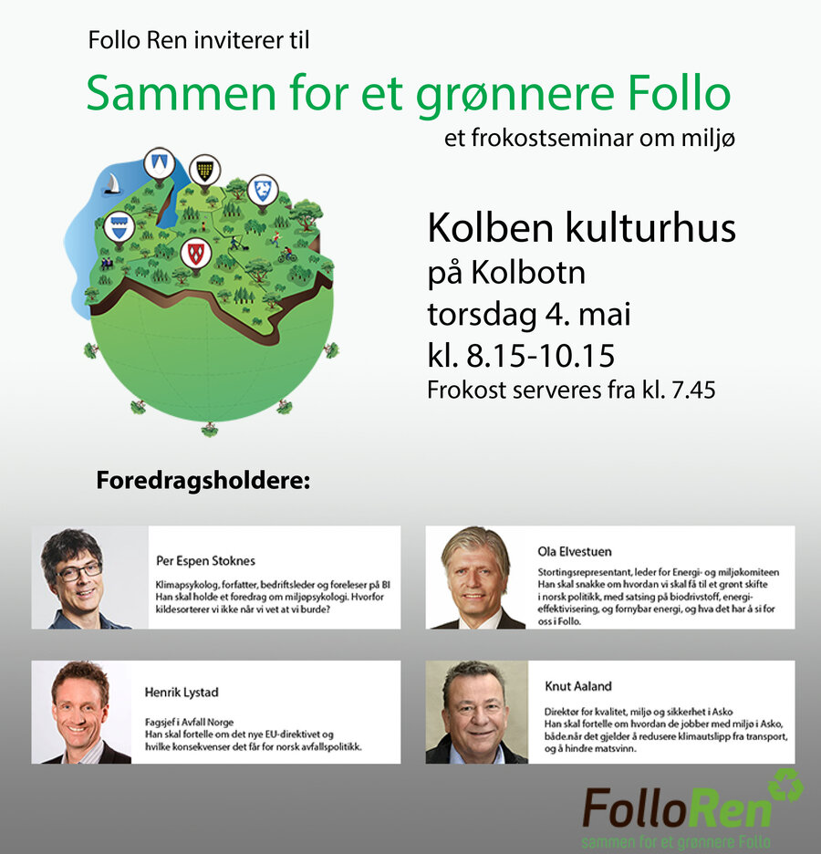 Folloren inviterer til frokostseminar den 4. mai 2017. 