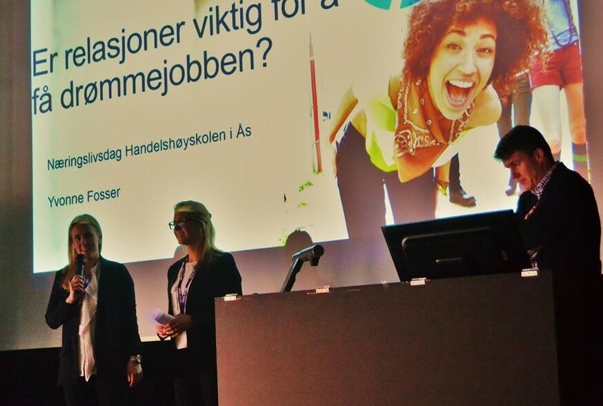 Næringslivsdagen 2015, ved Oda Lunaas og Siri Kasseth