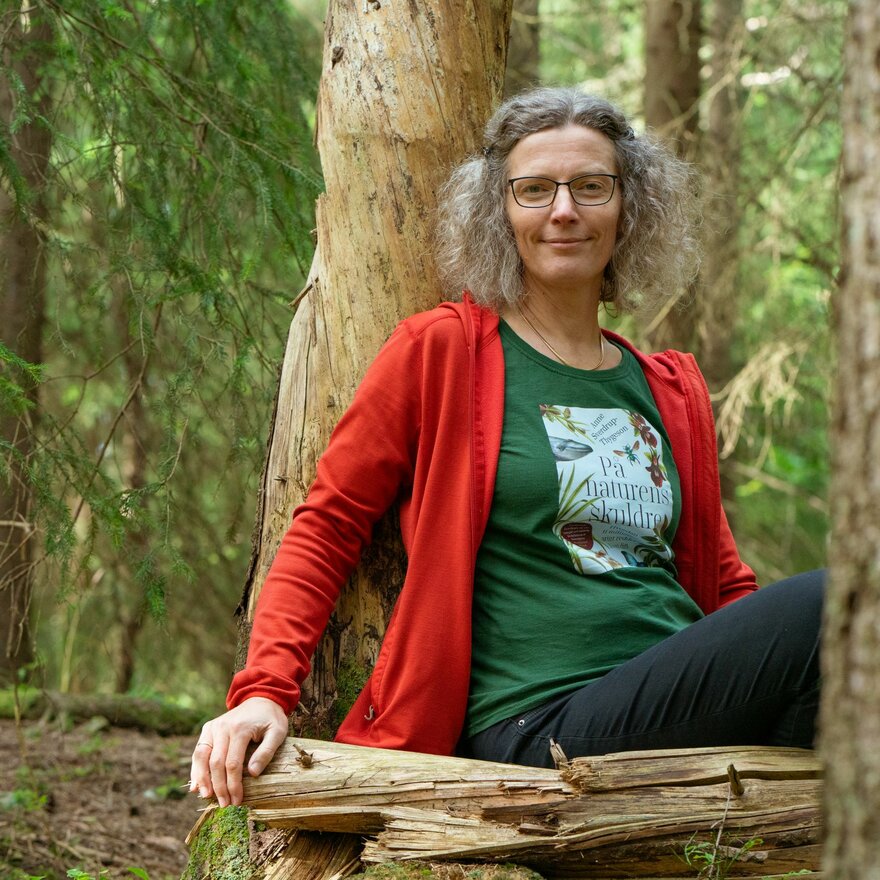 Anne Sverdrup-Thygeson utendørs. 